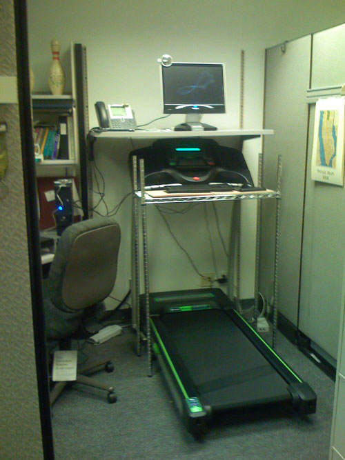Treadmill workstation
